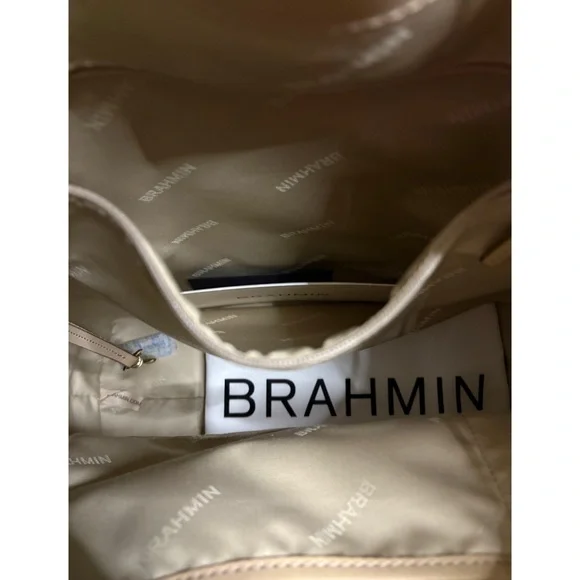 NWT**Brahmin Marlowe -Celebrate Germaine Large Bucket Bag**HTF**Metallic Accents - Picture 7 of 12